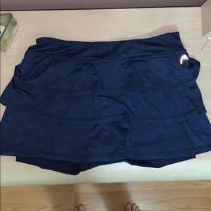 Rusched tennis skirt navy by HEAD